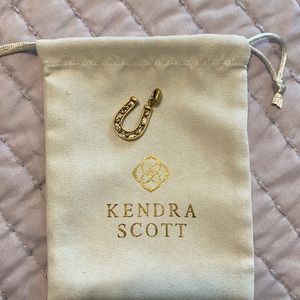 Kendra Scott Horseshoe charm vintage gold